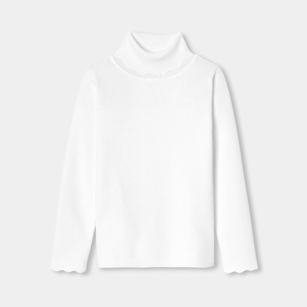 Girl turtleneck sweater
