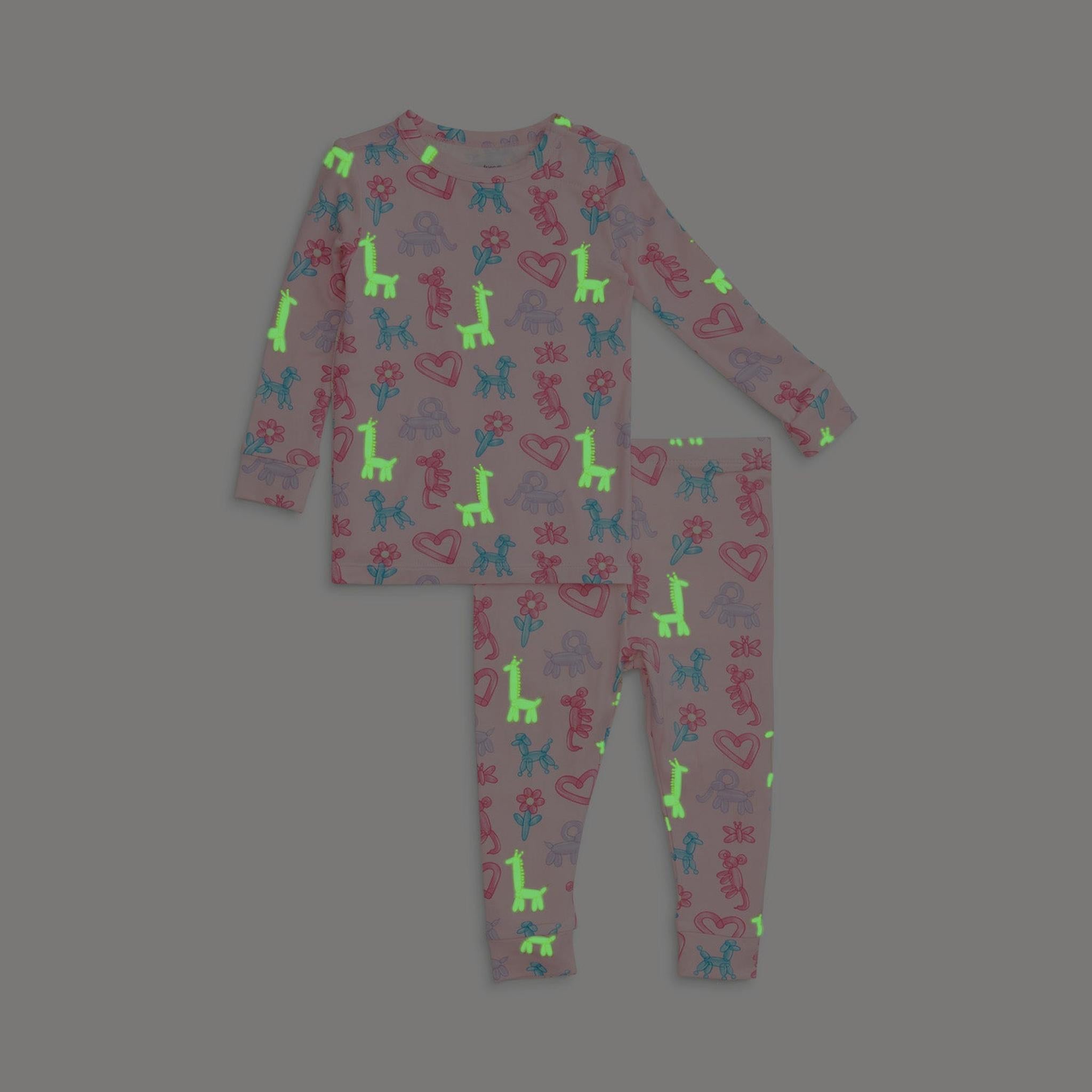 Party Animals Glow In The Dark Mod L/s Pj