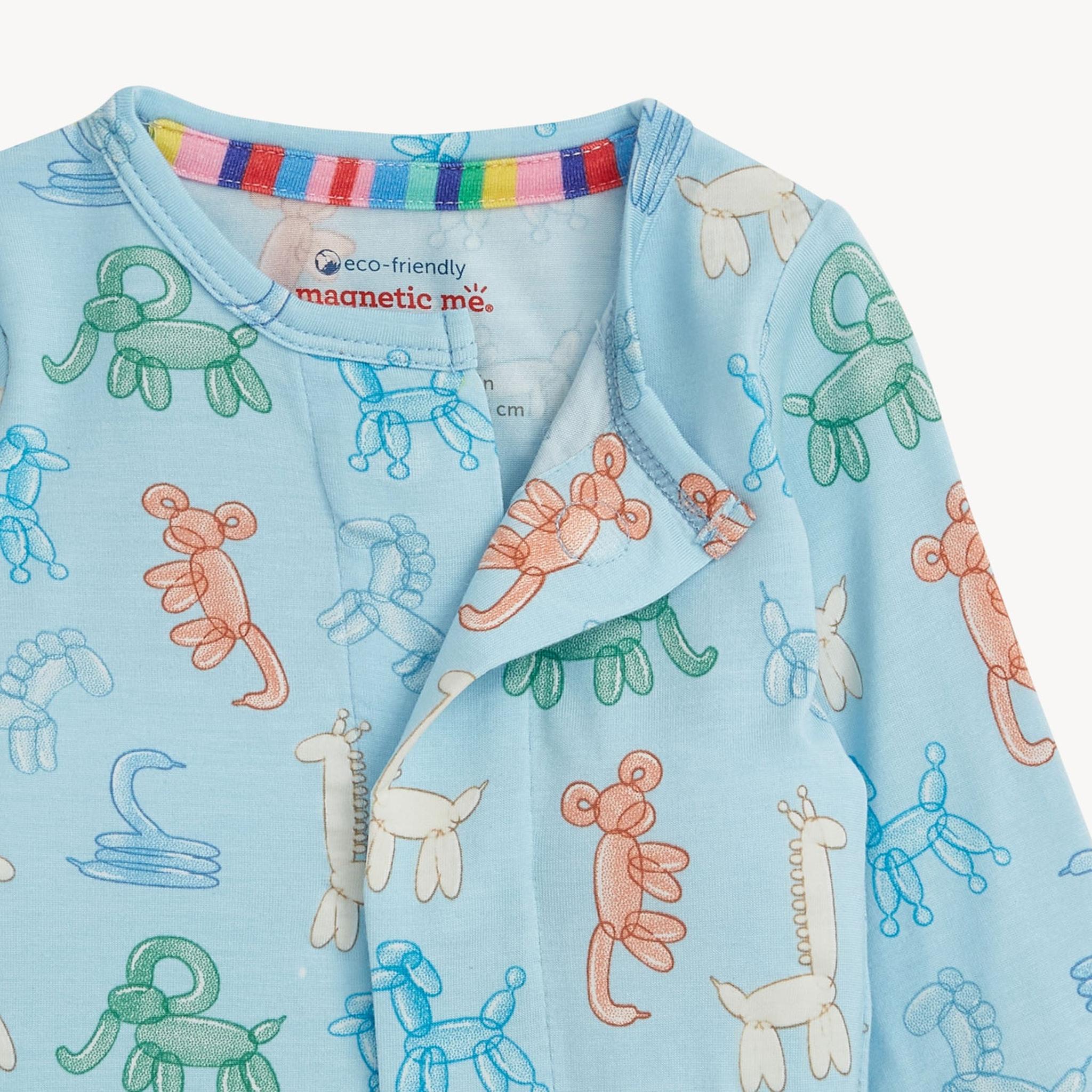 Blue Party Animals Glow Dark Modal Footie