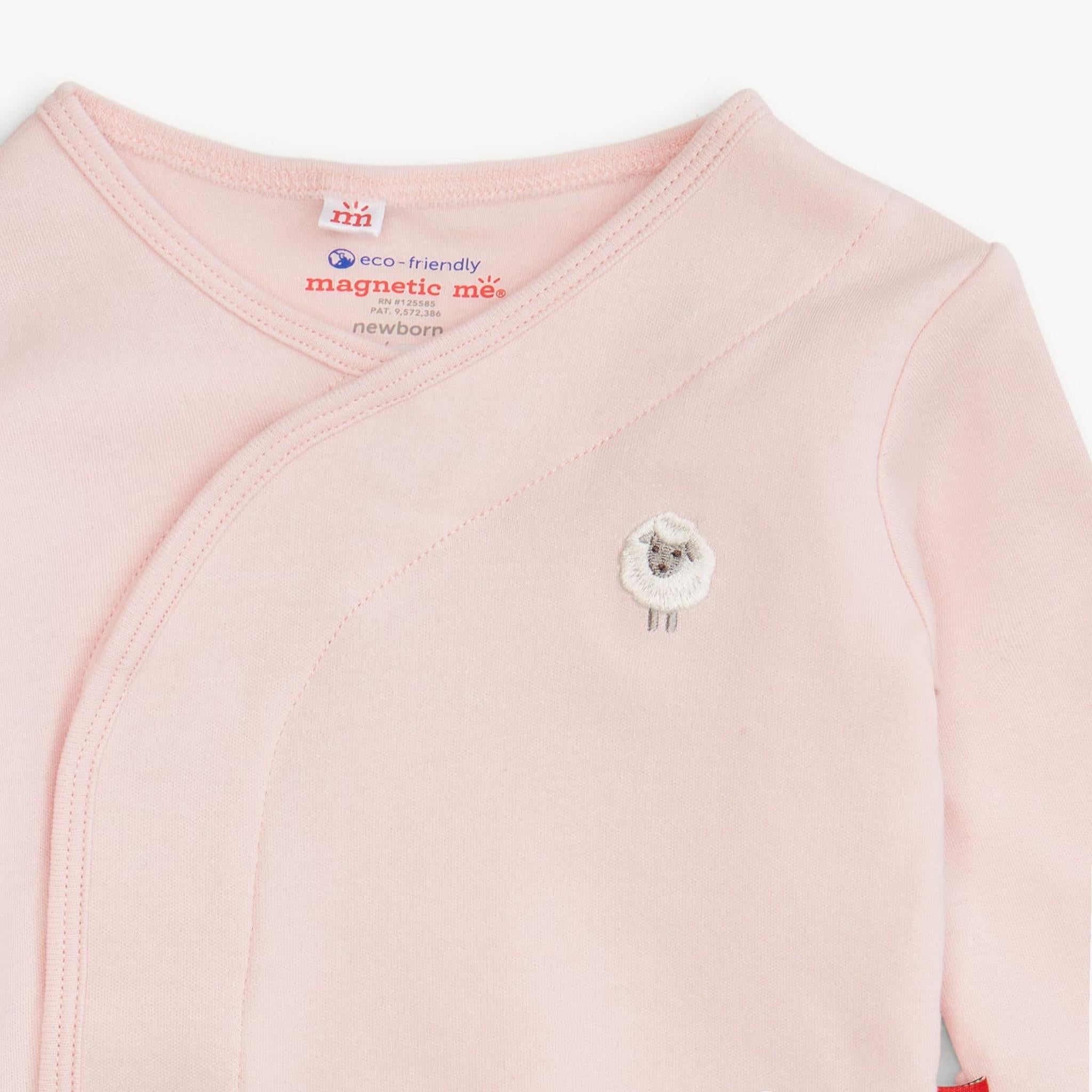 Pink Stripe Organic Cotton Kimono