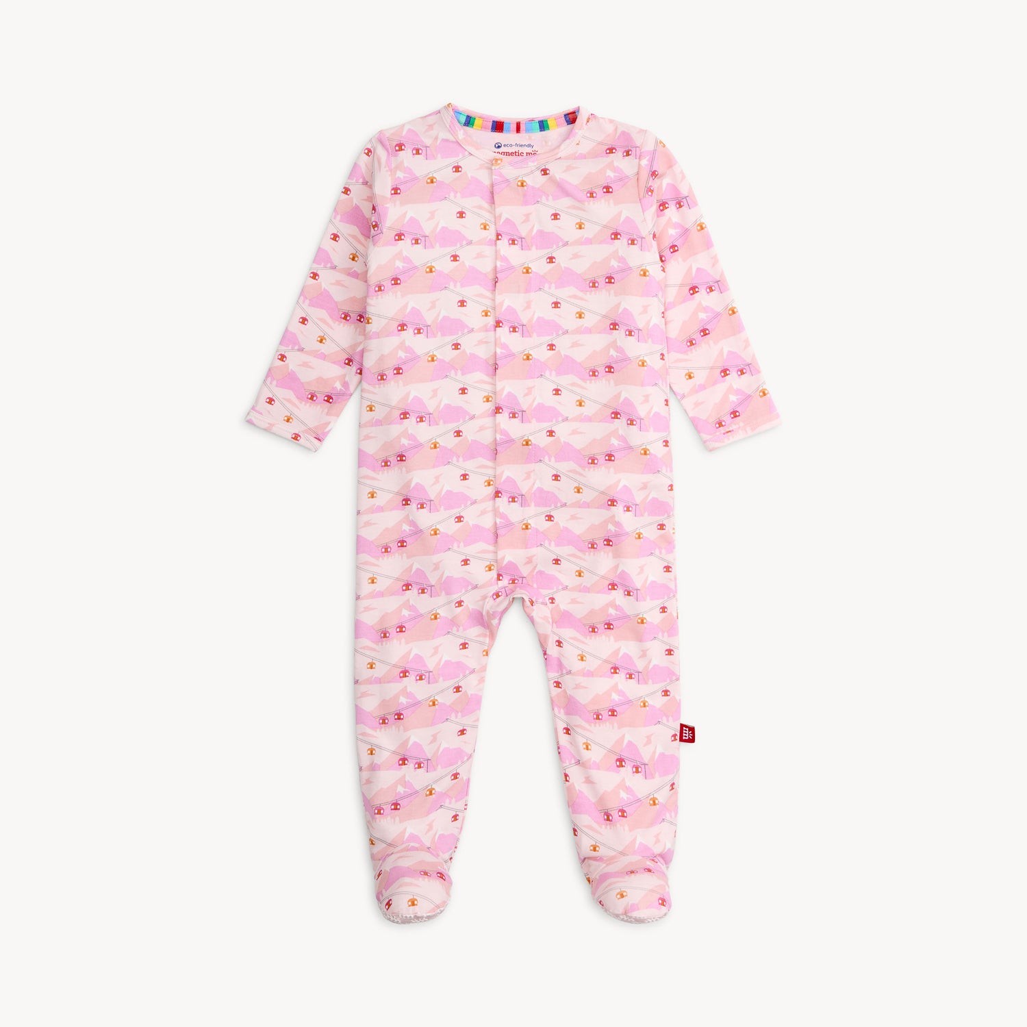 Pink Apres Chic Modal Footie