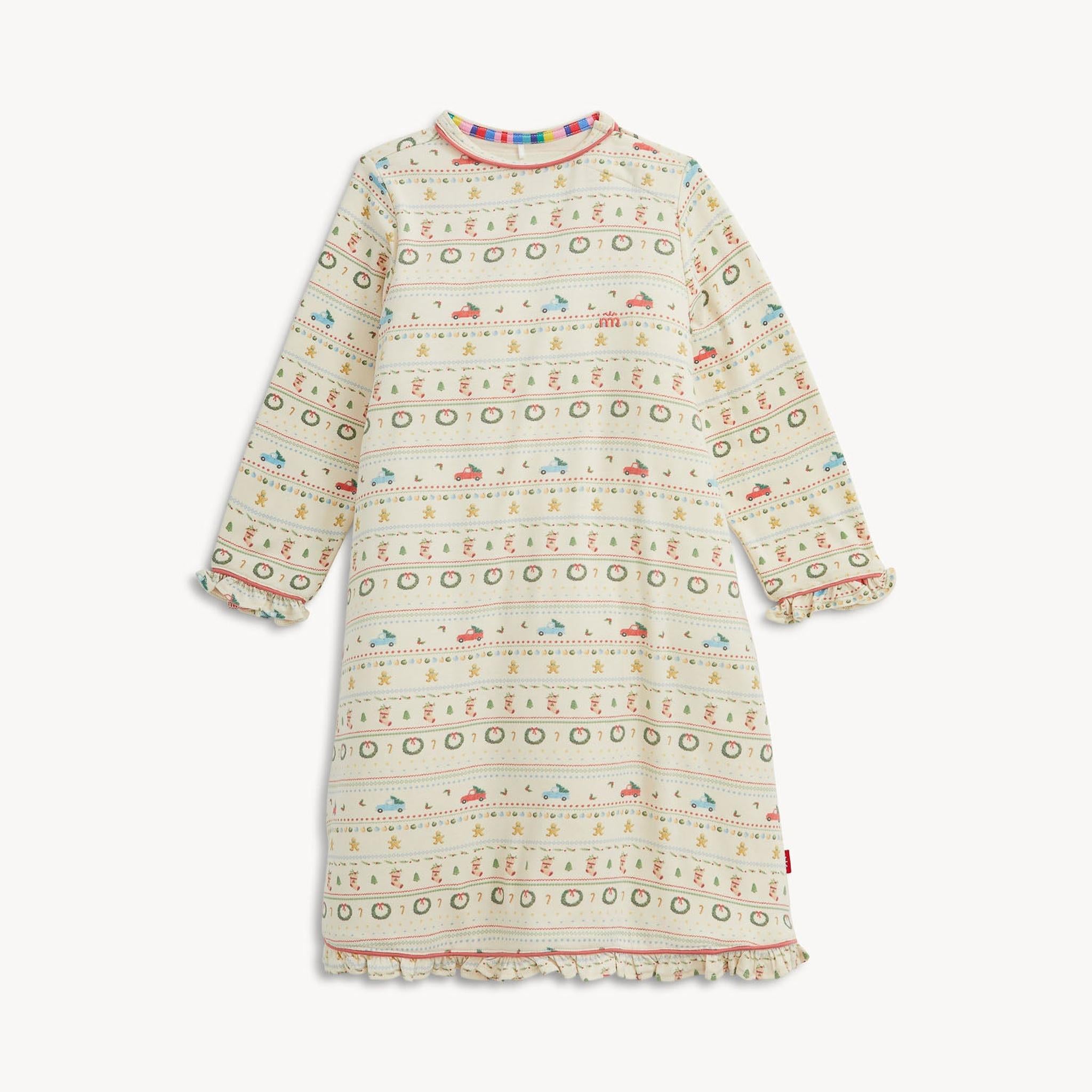Traditional Christmas Magentic Nightgown