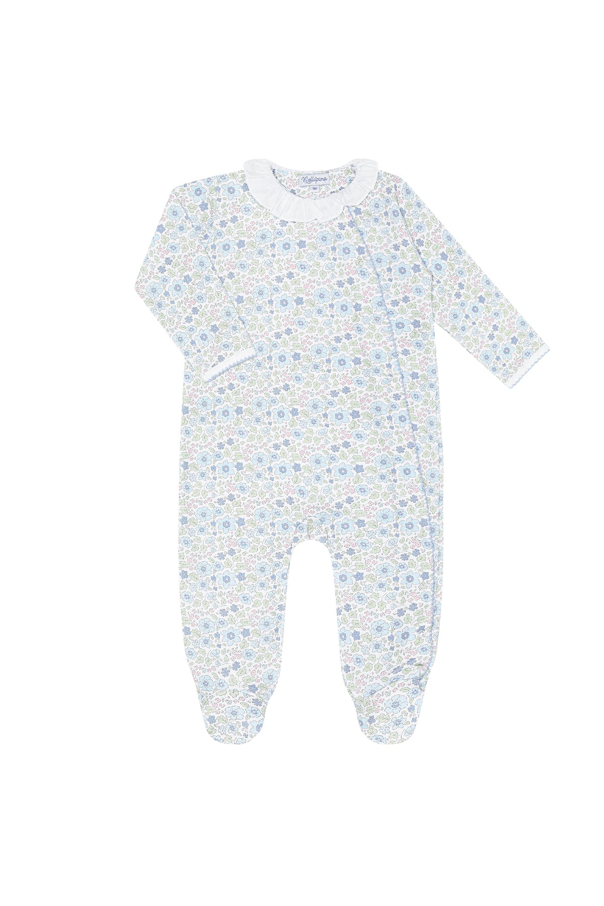BLUE MEADOW CROSSOVER FOOTIE