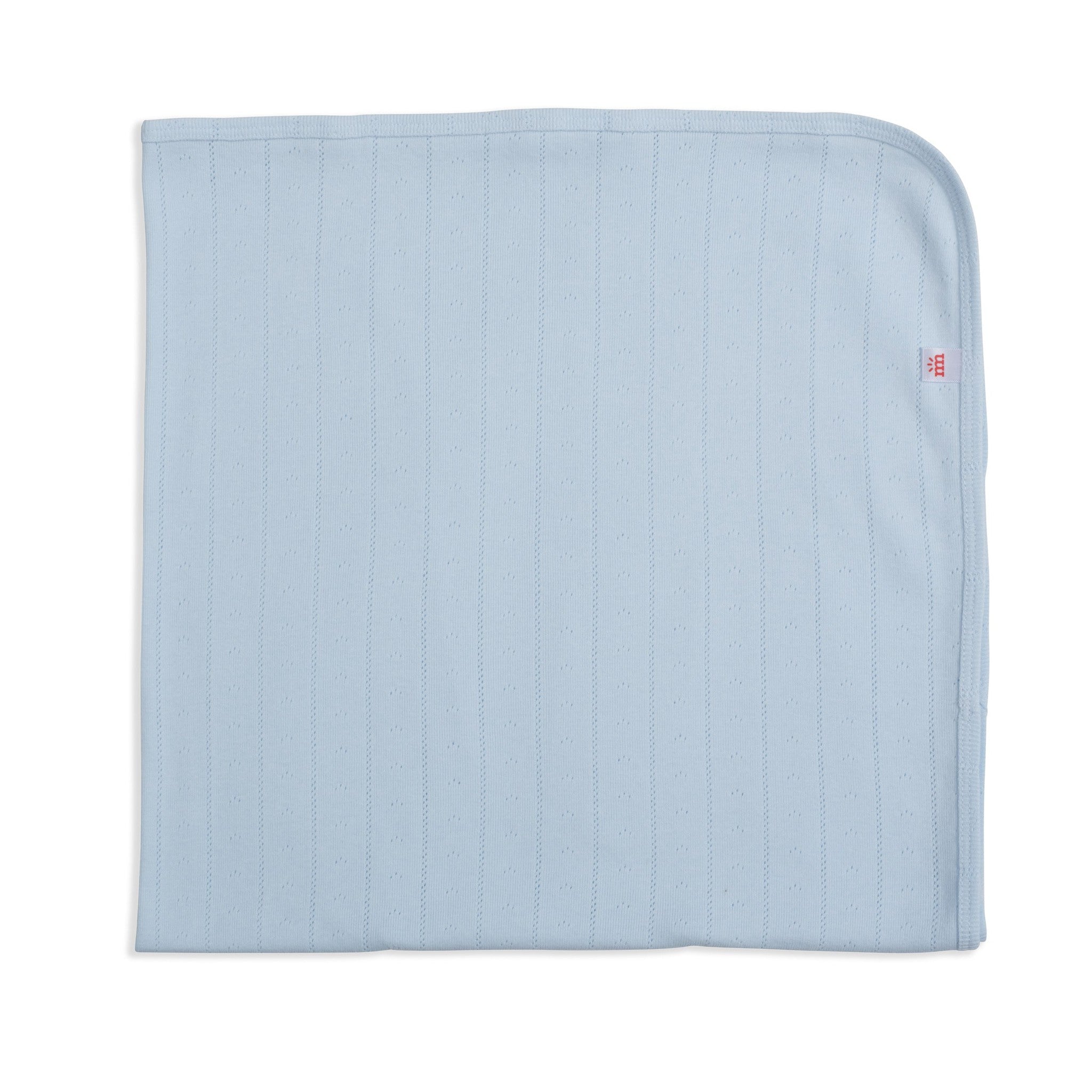 LOVE LINES ORGANIC COTTON POINTELLE BABY BLANKET