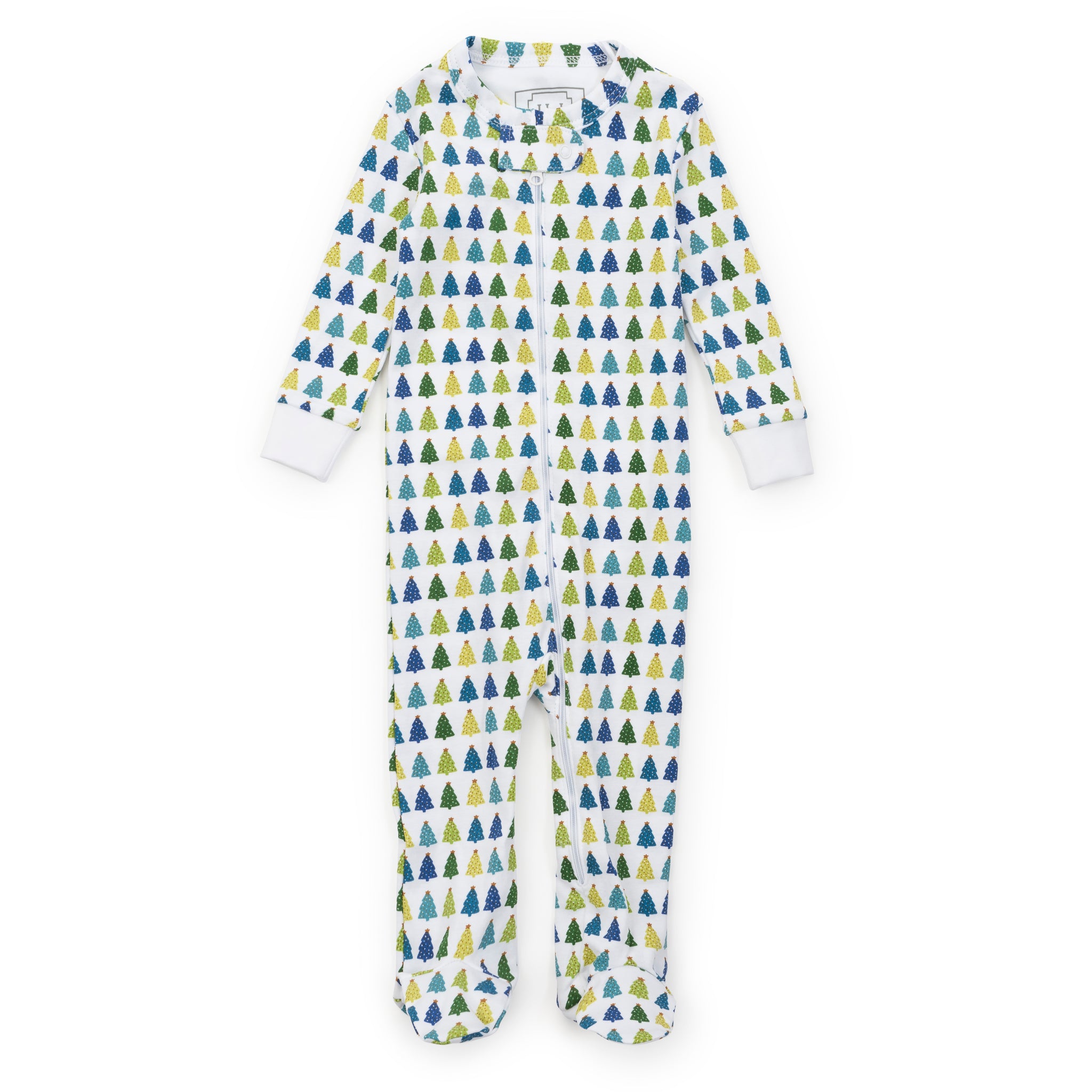 Parker Zipper Pajama - Christmas Tree Cool