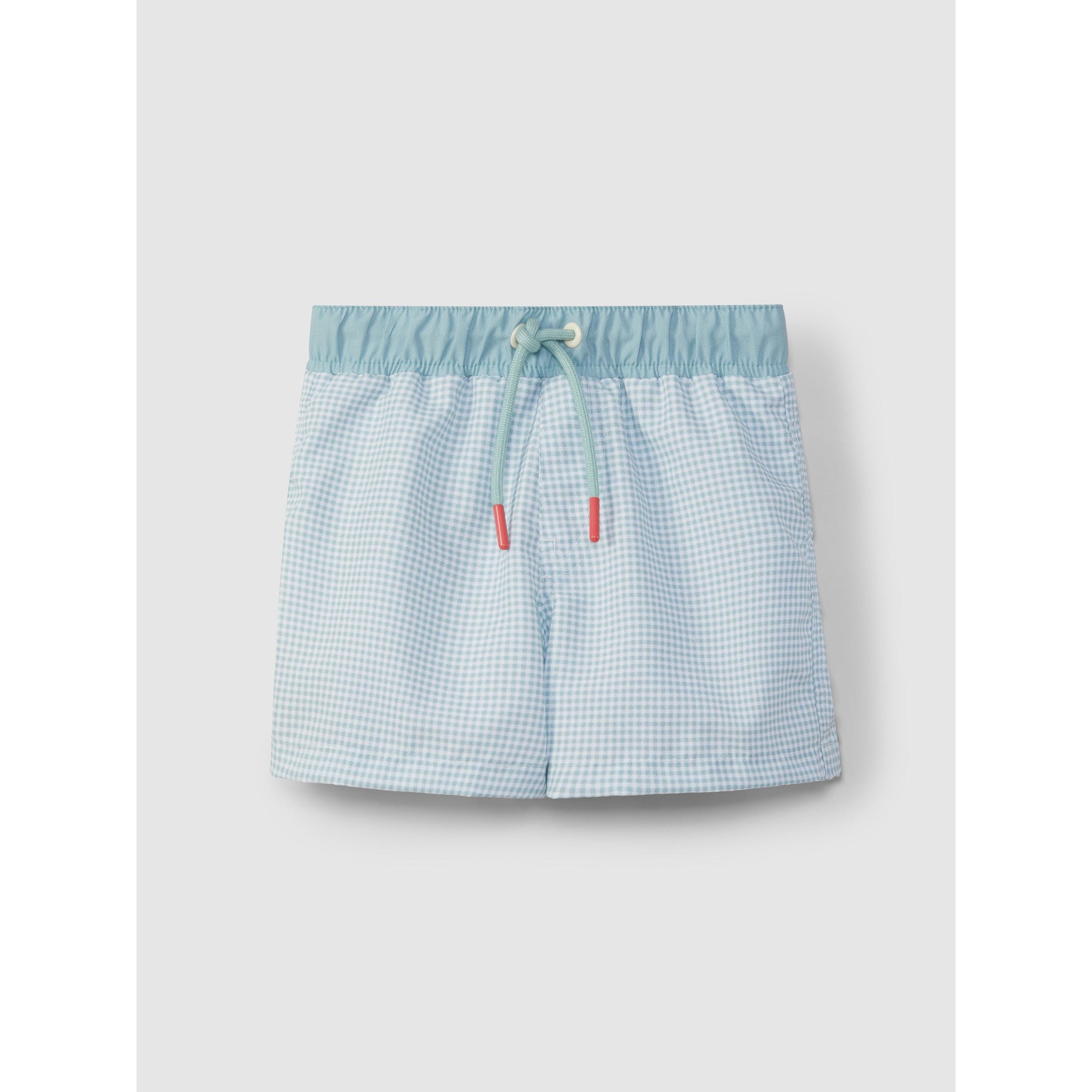 Thin stripe swim shorts with pocket