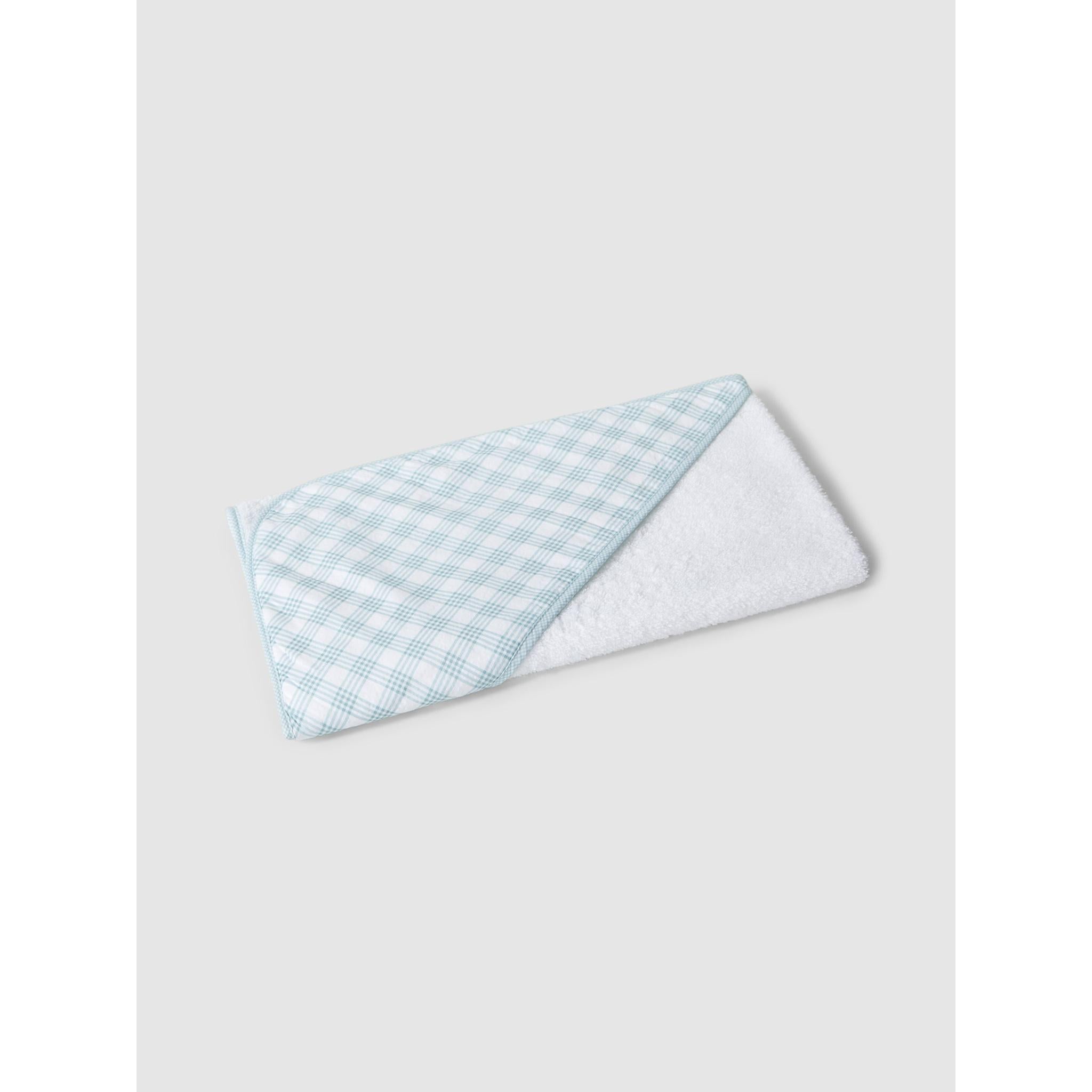 Bath towel vichy check print detail