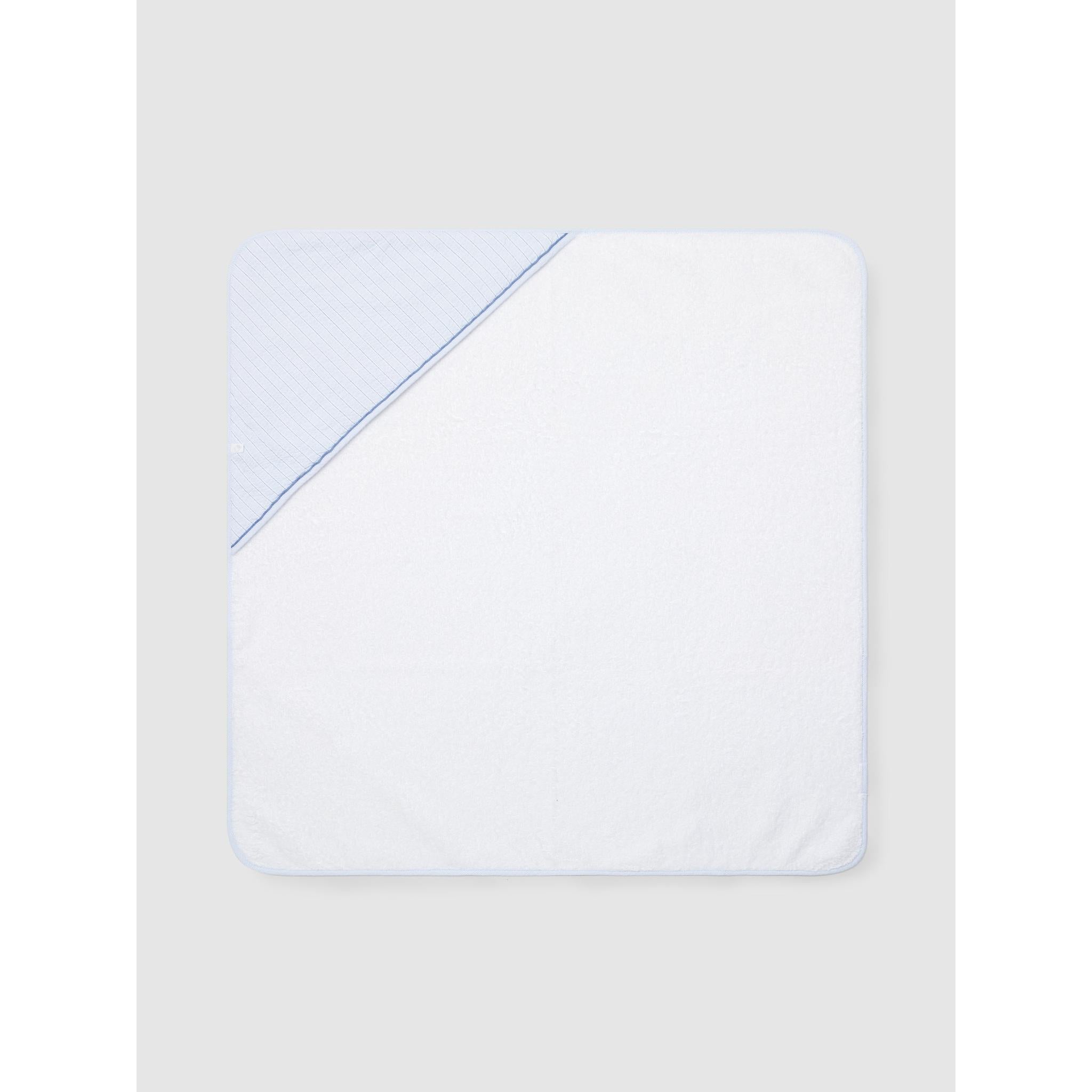 Striped seersucker bath towel