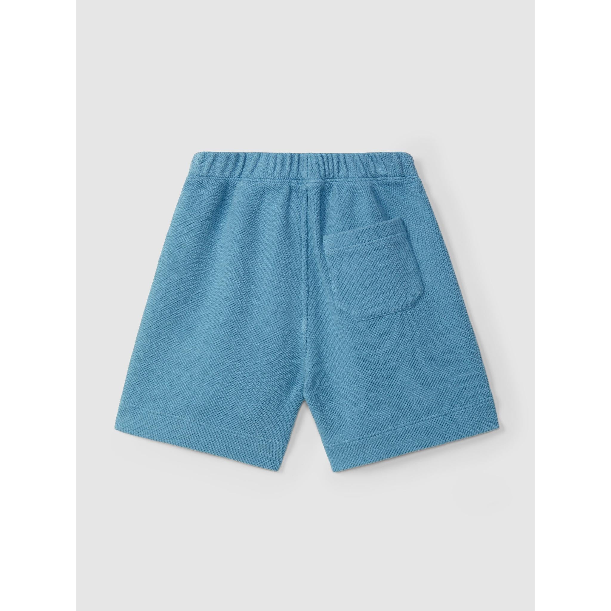 Pull-up shorts in piqué with pockets Set