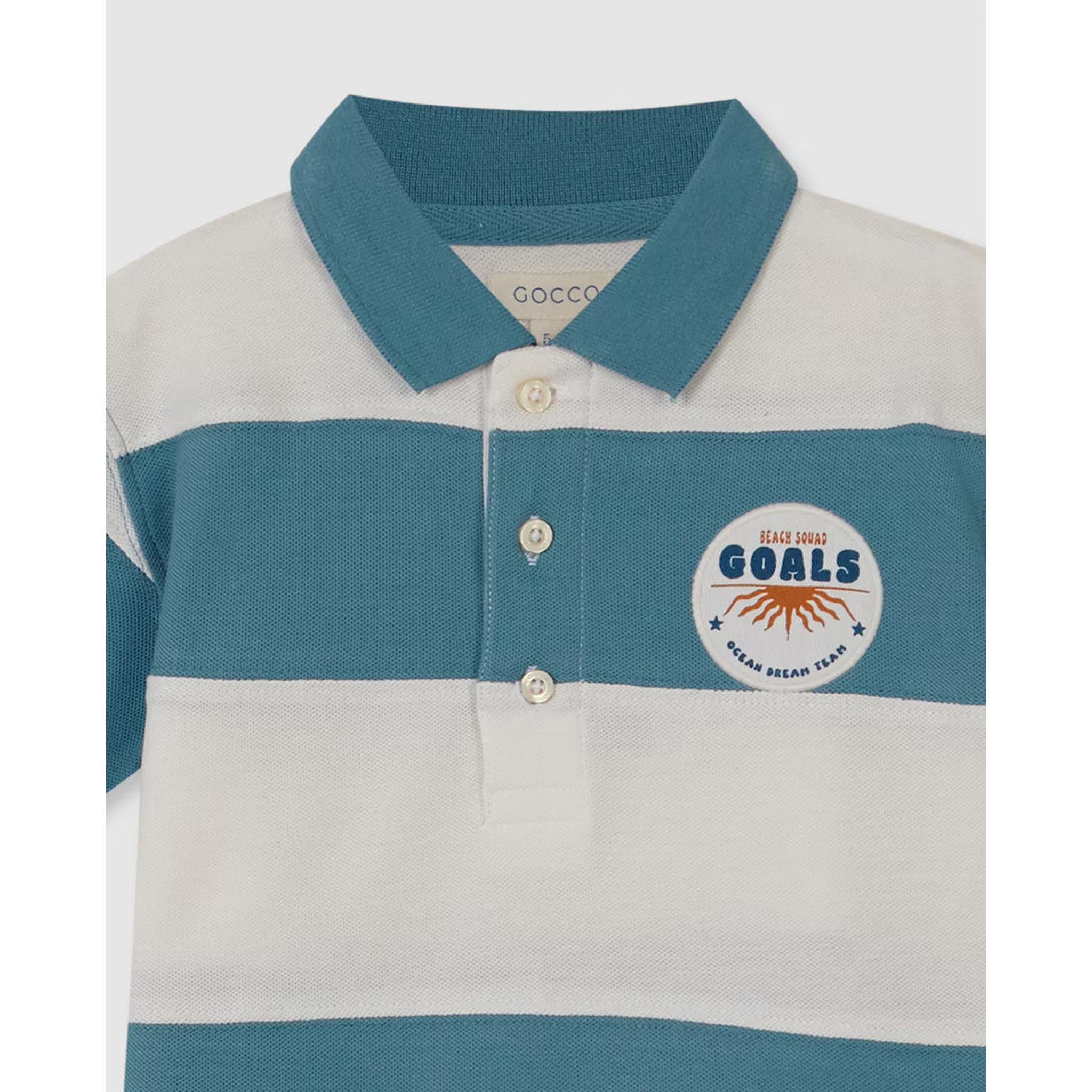 Polo summer vibes azul