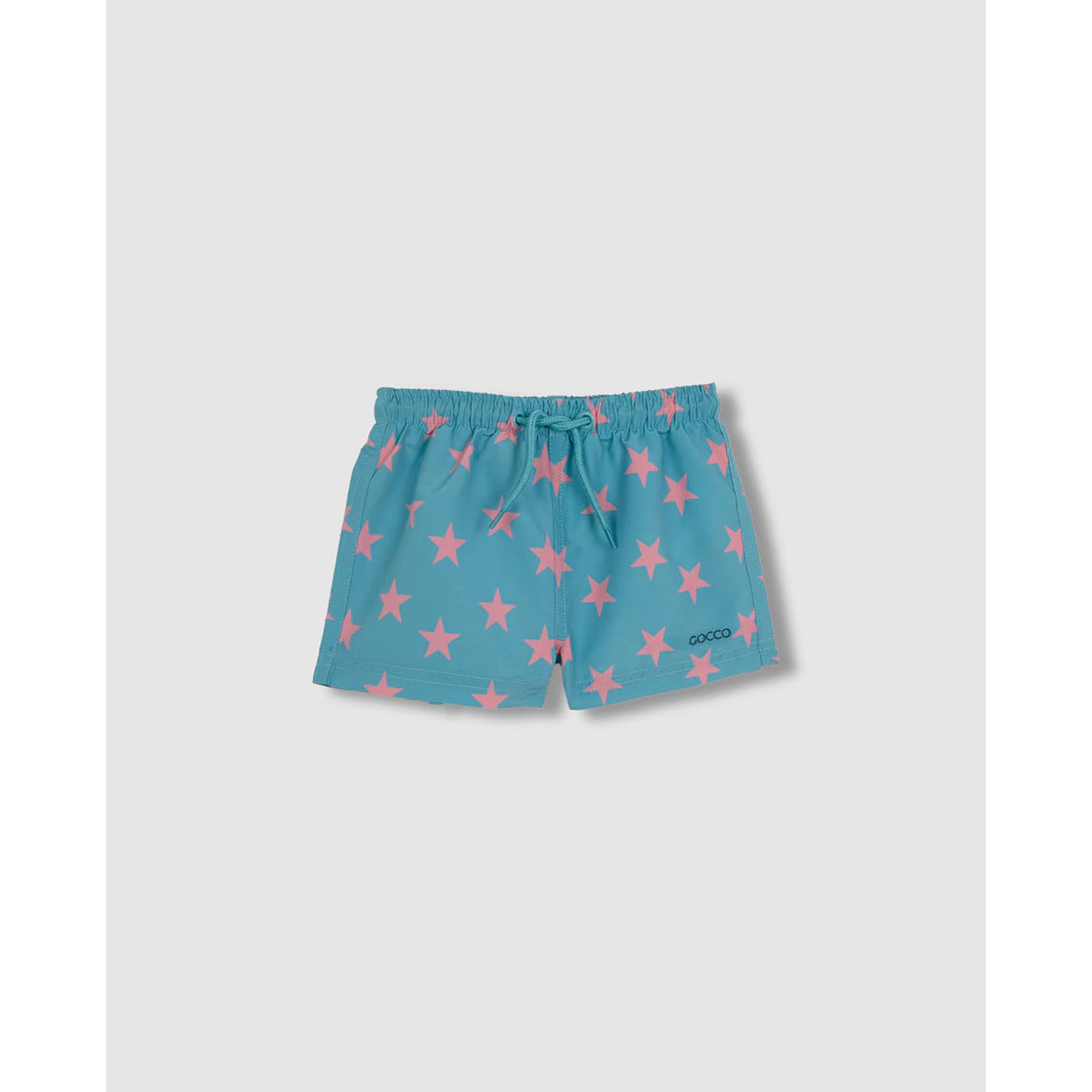 Conjunto Camisa y Bañador de bebé de estrellas