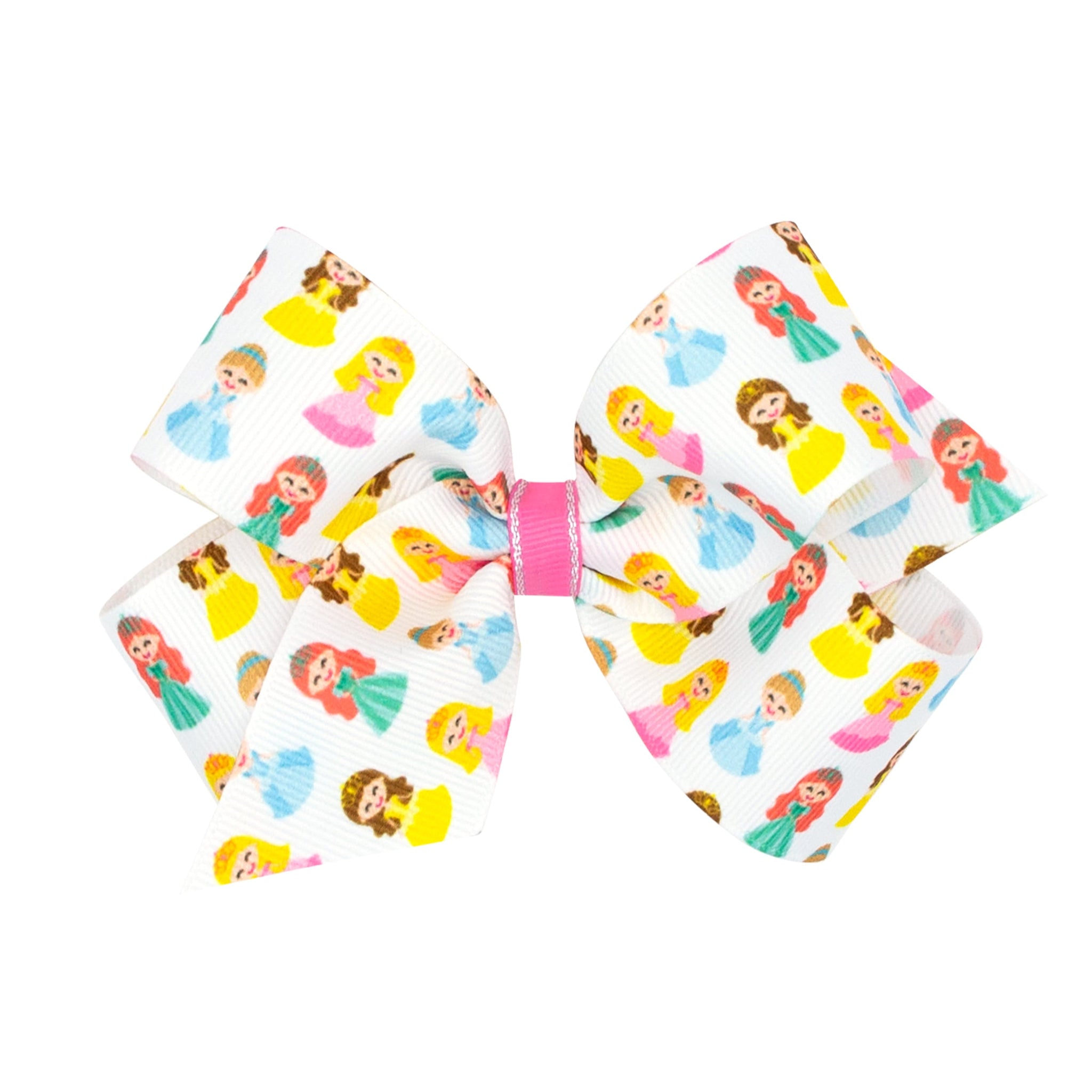 Medium Grosgrain Princess-themed and Dance Printed Girls Hair Bows