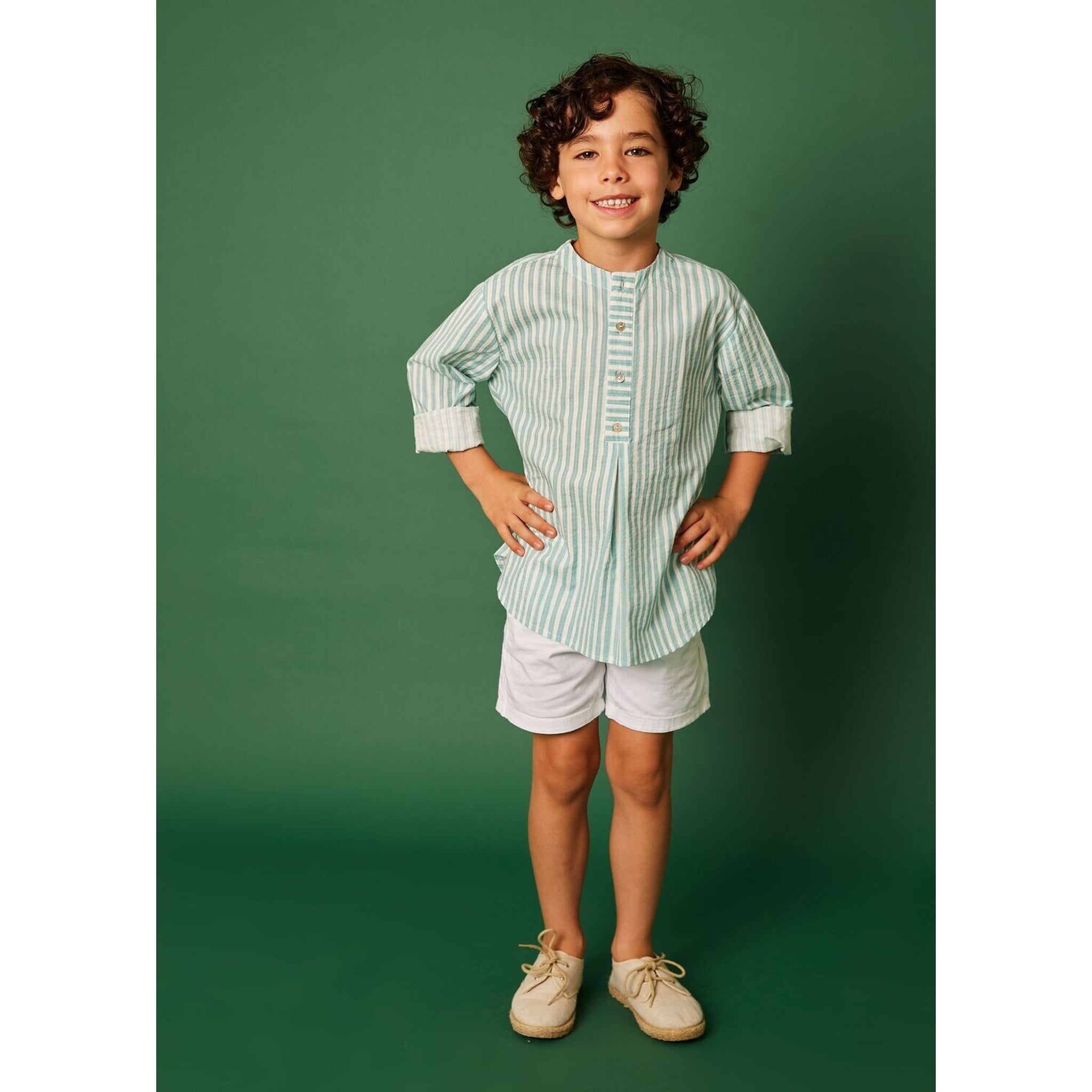 Acuarela Turquesa Boy Shirt