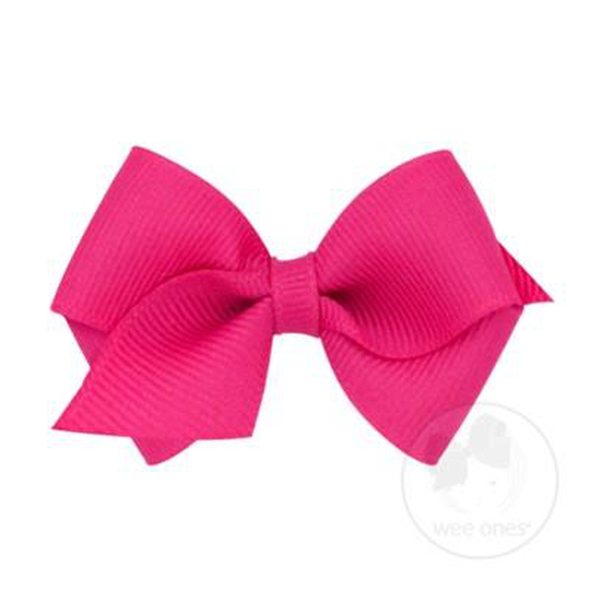 Wee Small Grosgrain Bow (Plain Wrap)