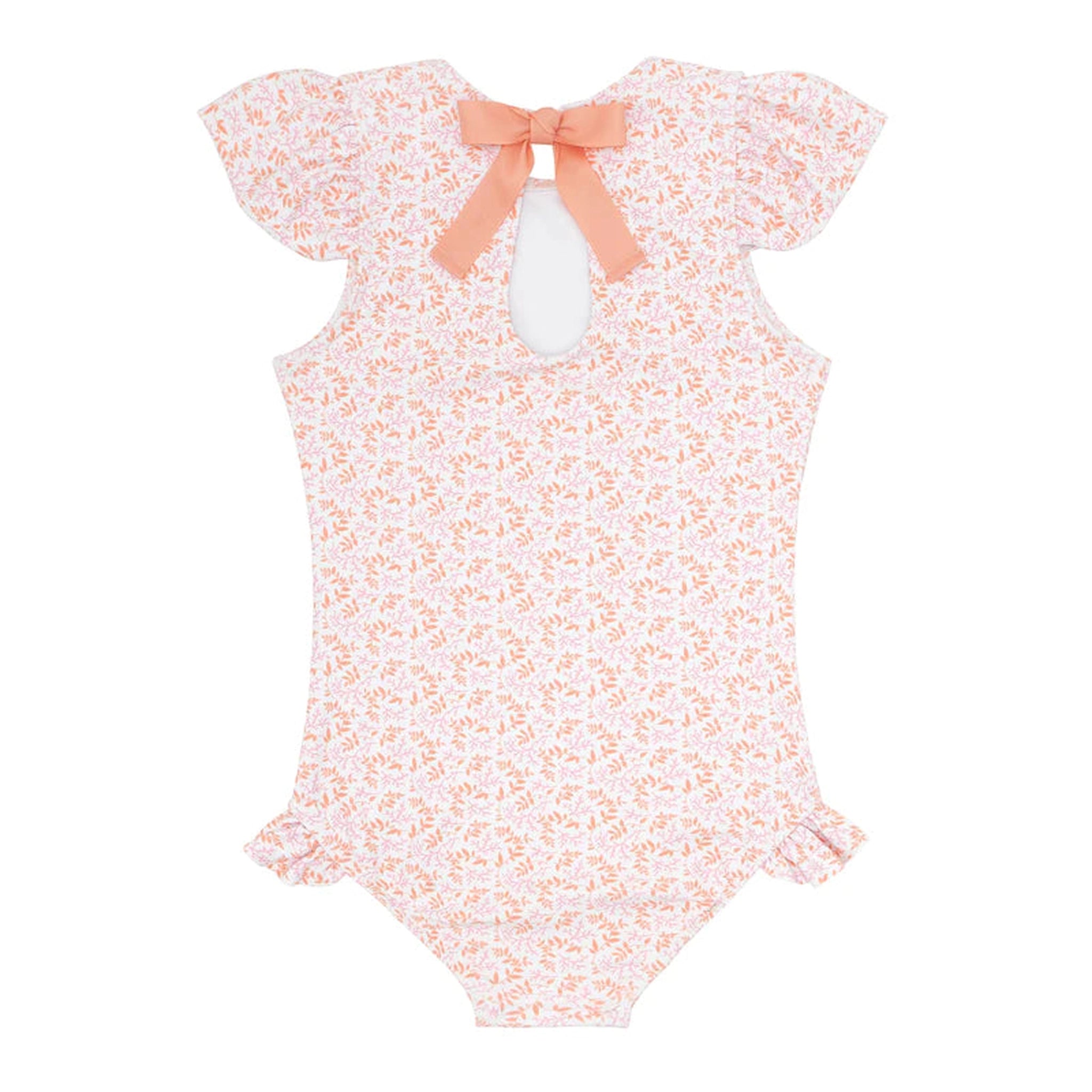 girls calypso coral botanic one piece