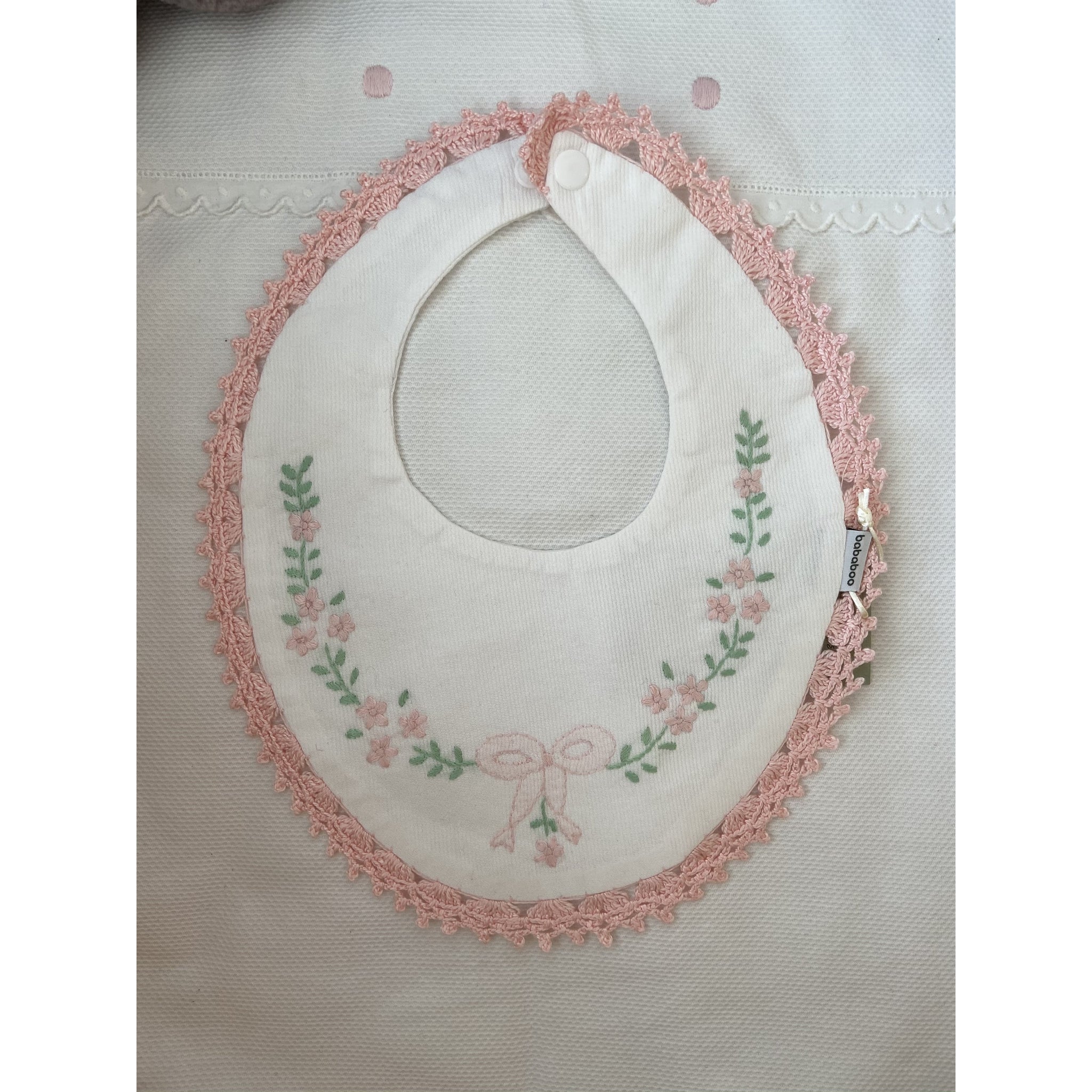 Hand Embroidered Bib